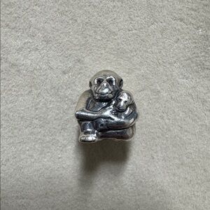 Pandora Chimp and Baby Charm